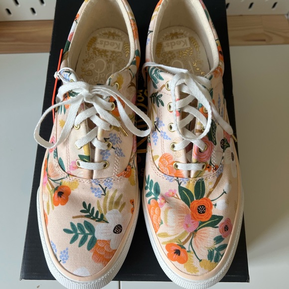 Keds x Rifle Paper Co. Women's Lively Floral Print Sneakers - Picture 9 of 11